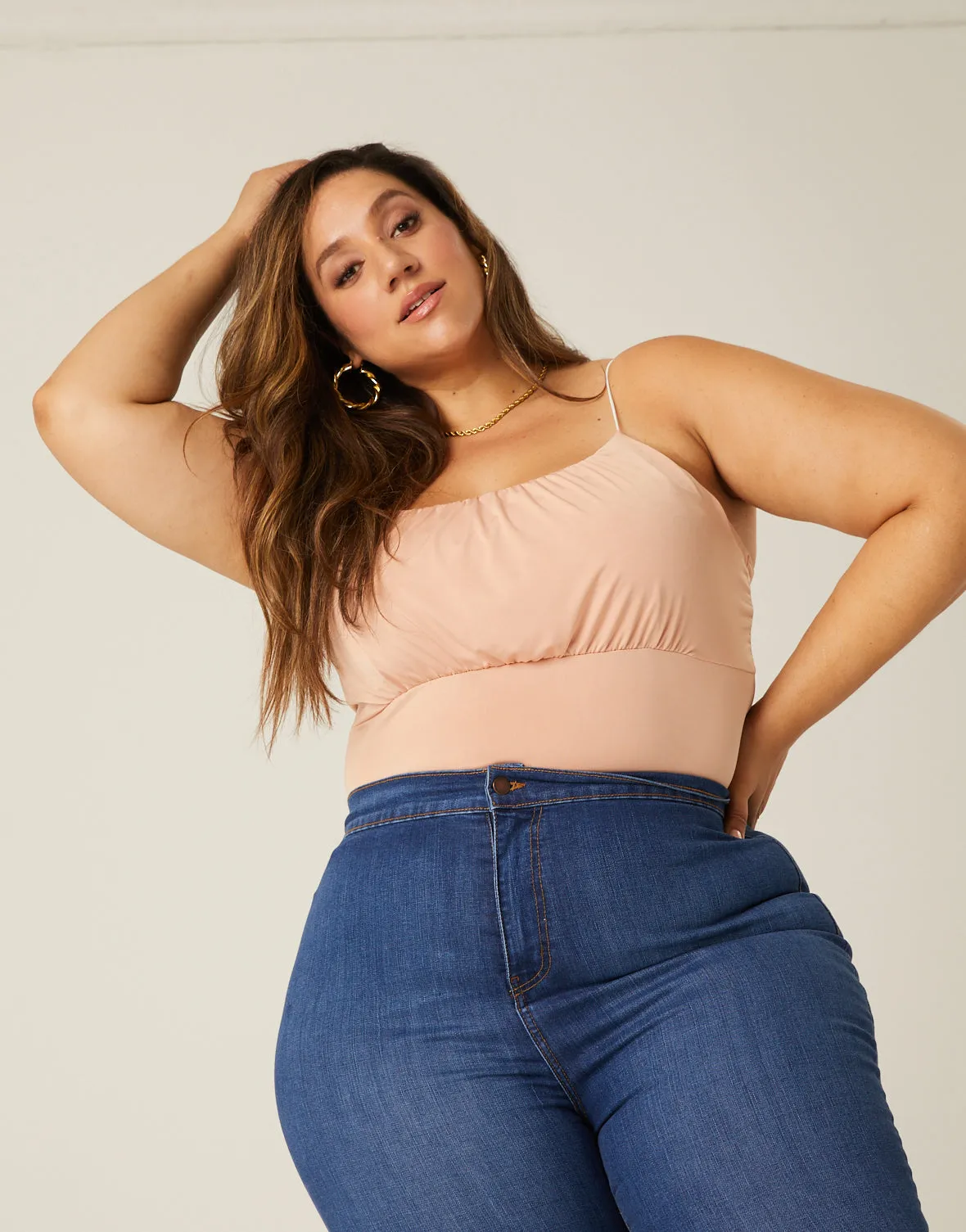 Plus Size Gathered Tank sold by 2020 Ave product image thumbnail 2
