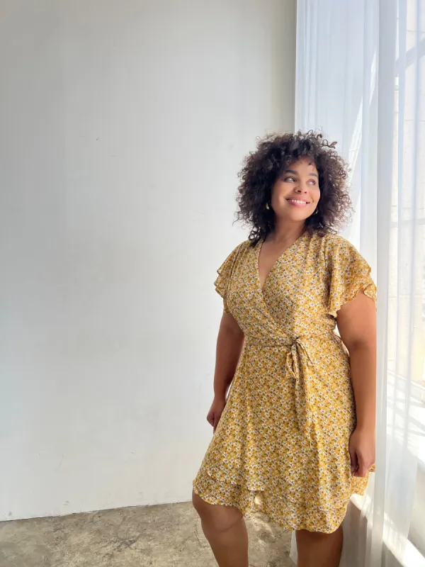 Plus Size Daisies Belted Sundress sold by 2020 Ave