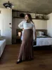 Plus Size Fishtail Maxi Skirt sold by 2020 Ave