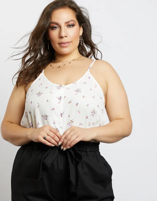 Plus Size All You Need Is Floral Tank Top sold by 2020 Ave