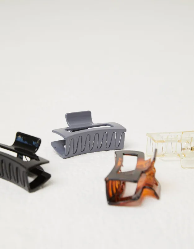 Minimal Rectangular Claw Hair Clip sold by 2020 Ave