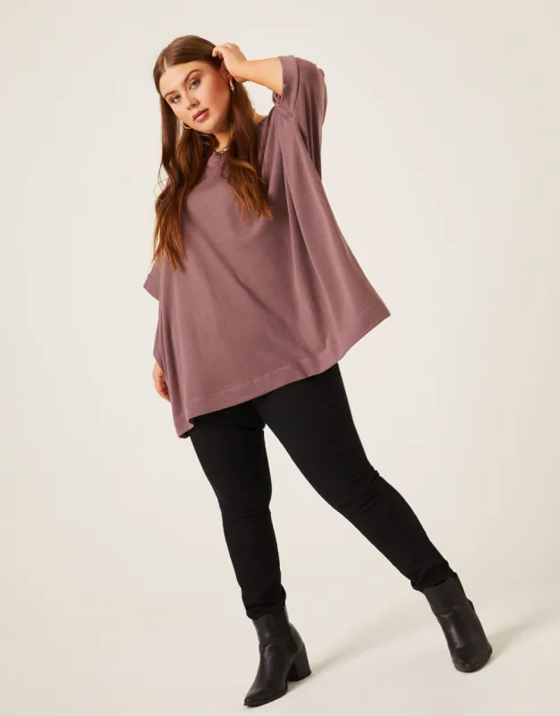 Plus Size Crewneck Oversized Knit Tee sold by 2020 Ave