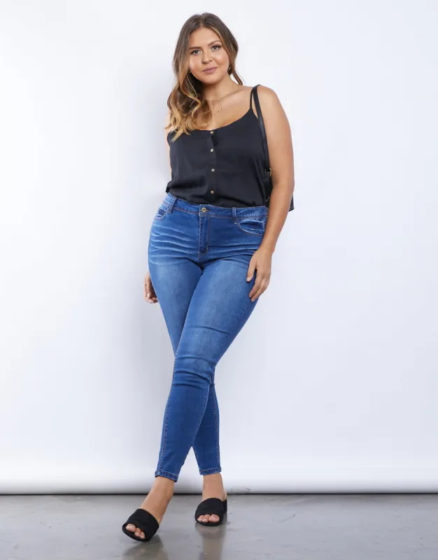 Plus Size Plain And Simple Jeans sold by 2020 Ave