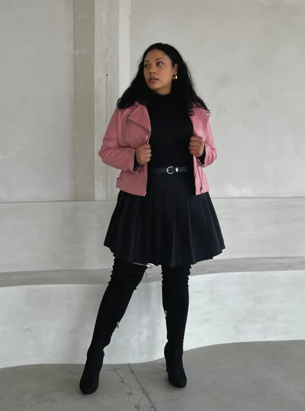 Plus Size Leather Biker Jacket sold by 2020 Ave