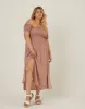 Plus Size Smocked and Flowy Midi Dress sold by 2020 Ave