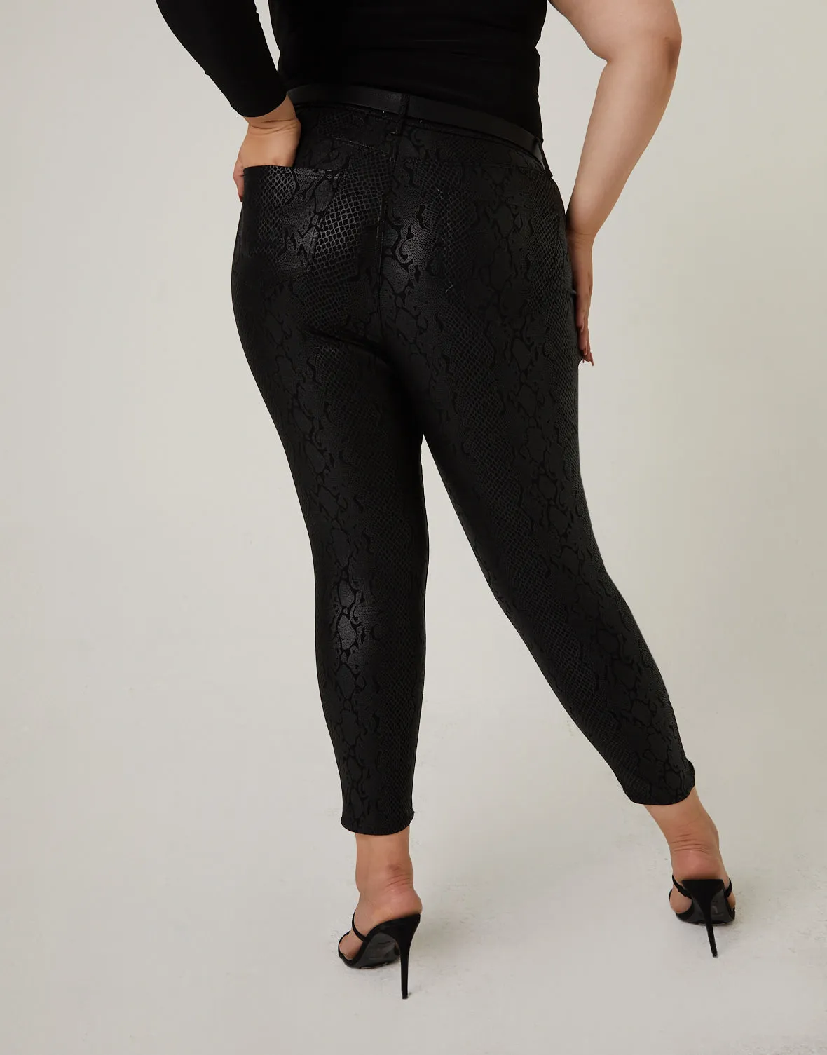 Plus Size Snake Print Pants sold by 2020 Ave product image thumbnail 4