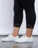 Plus Size Lace Trimmed Leggings sold by 2020 Ave
