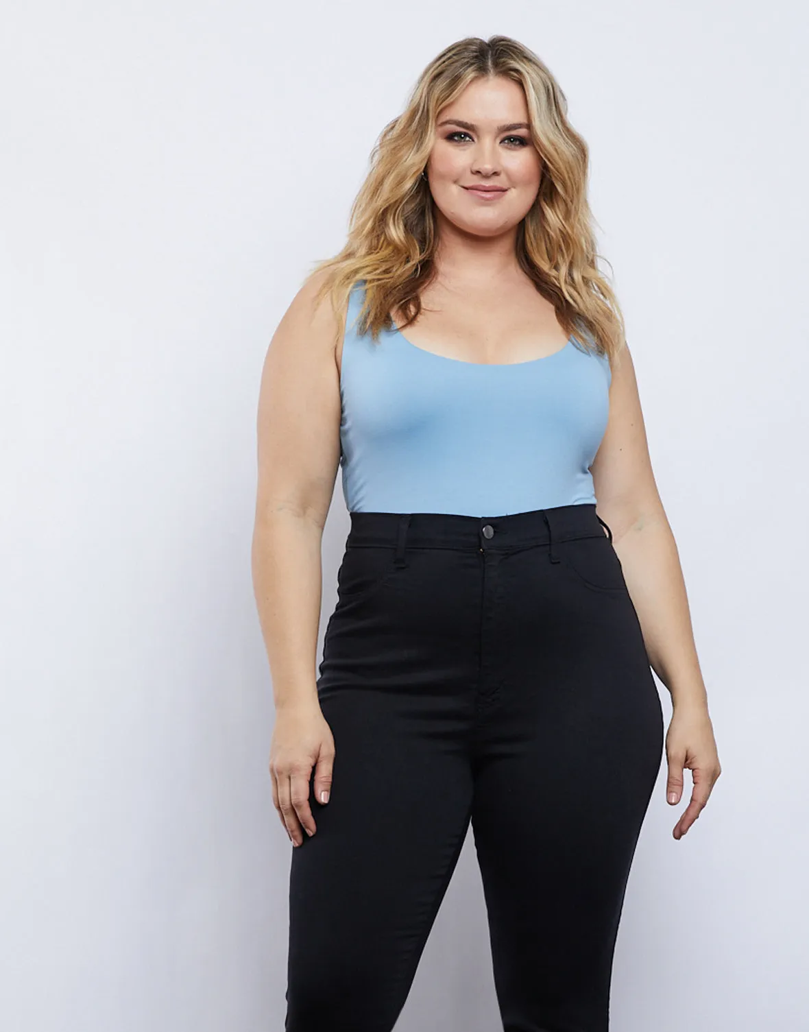 Plus Size Avery Sleeveless Bodysuit sold by 2020 Ave product image thumbnail 3