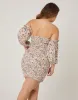 Plus Size Floral Off The Shoulder Dress sold by 2020 Ave