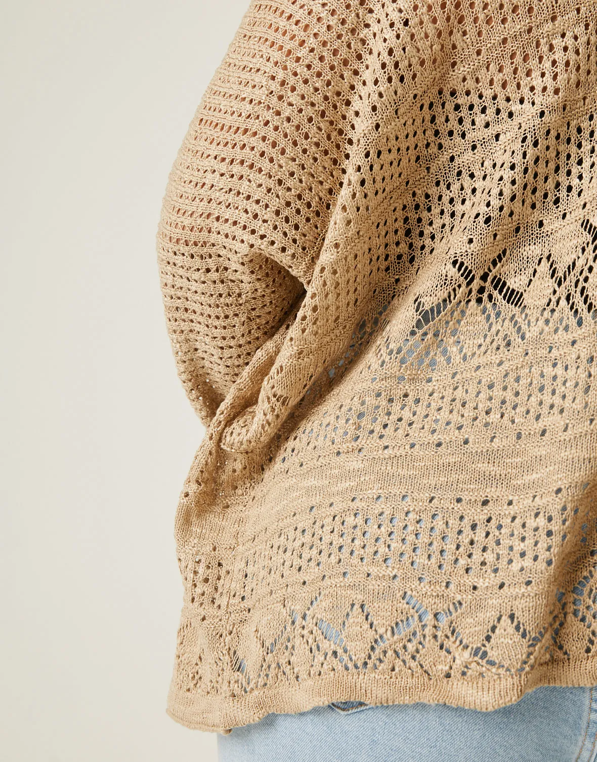 Plus Size Lightweight Knit Open Cardigan sold by 2020 Ave product image thumbnail 4