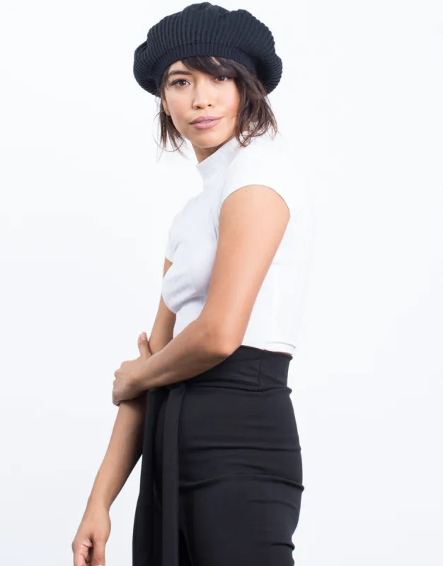 Comfy Knit Beret Hat sold by 2020 Ave