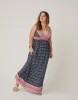 Plus Size Abstract Printed Maxi Dress sold by 2020 Ave
