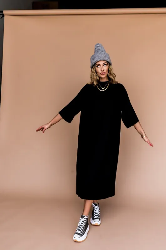 Ozzy Dress in Black sold by Dressed In Lala