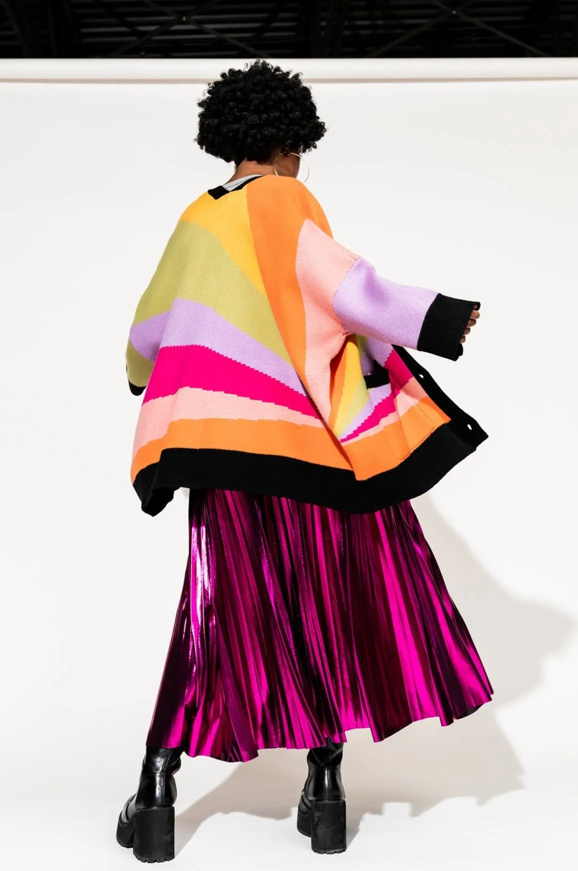 Love Drunk Rainbow Oversized Cardigan sold by Dressed In Lala product image thumbnail 2