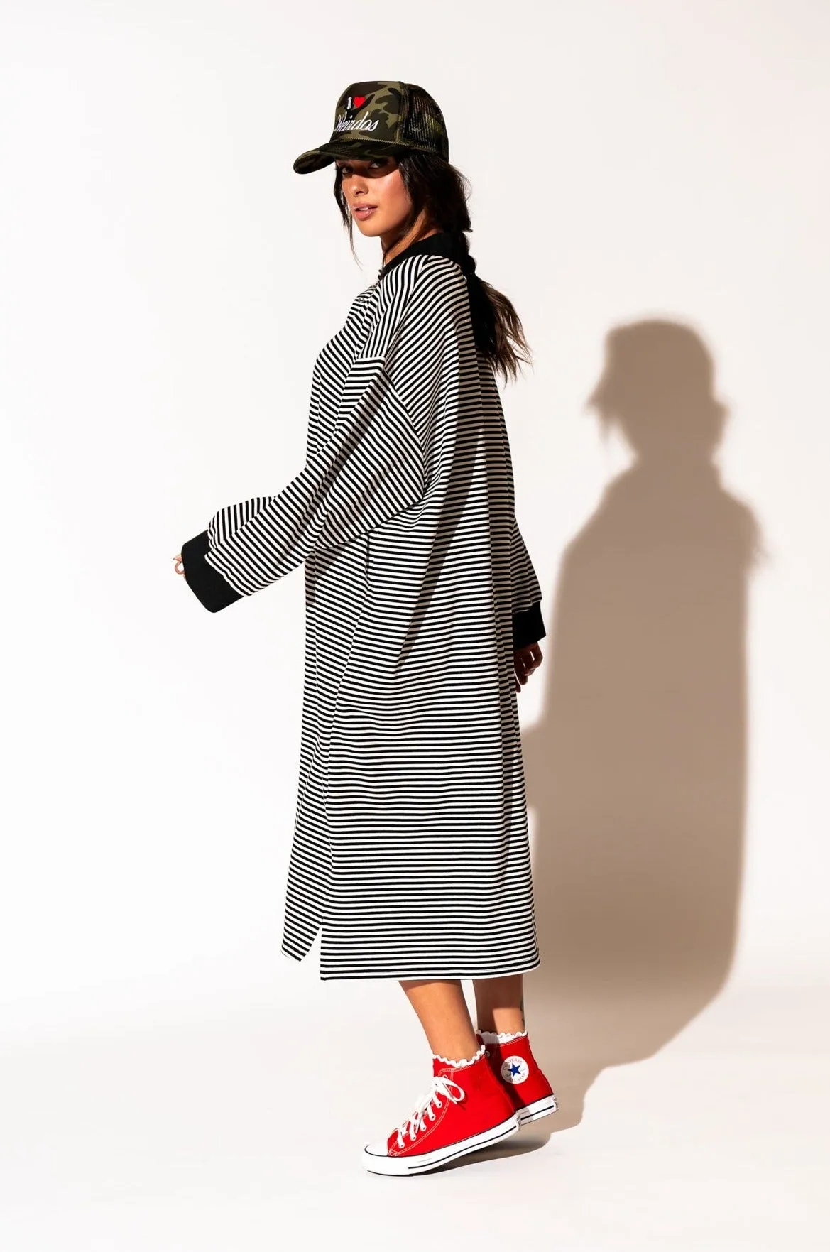 Lalaland University Oversized Polo Dress sold by Dressed In Lala product image thumbnail 2