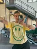The World Needs Your Magic Crop Tee in Butter Yellow + Green sold by Dressed In Lala