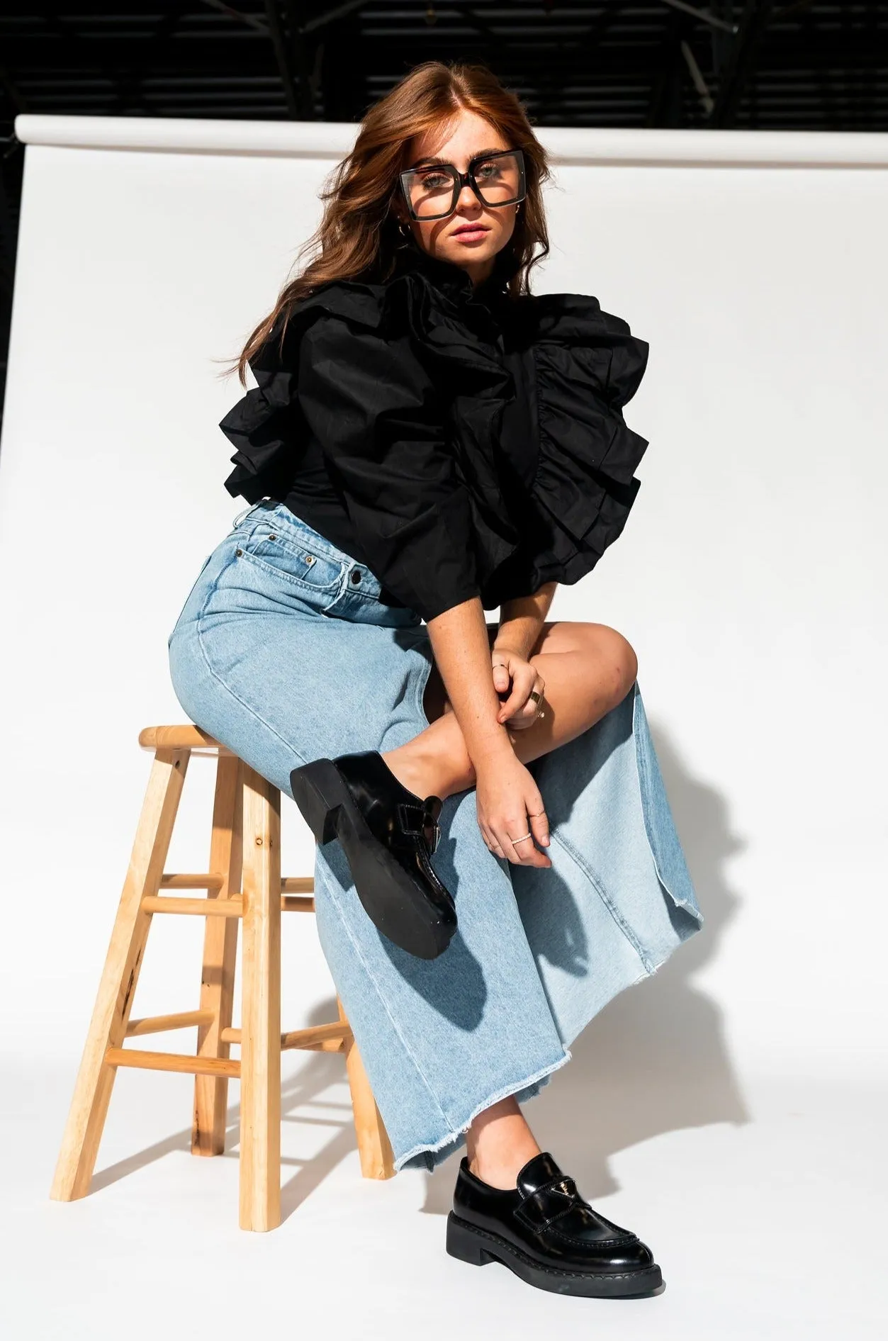 Sweet Talk Ruffle Top sold by Dressed In Lala product image thumbnail 2