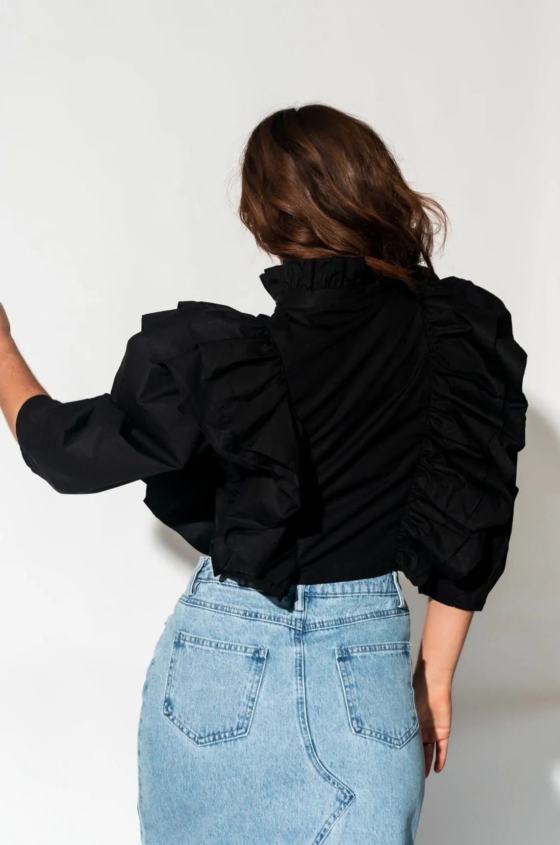 Sweet Talk Ruffle Top sold by Dressed In Lala product image thumbnail 4