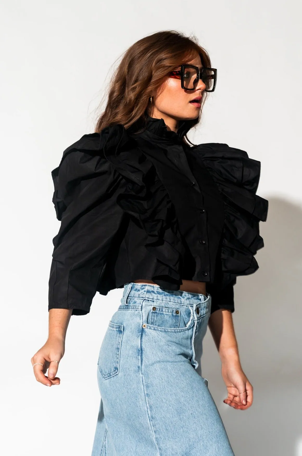 Sweet Talk Ruffle Top sold by Dressed In Lala product image thumbnail 3