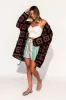 Oversized Granny Square Crochet Cardigan in Black + Brown sold by Dressed In Lala