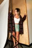 Oversized Granny Square Crochet Cardigan in Black + Brown sold by Dressed In Lala