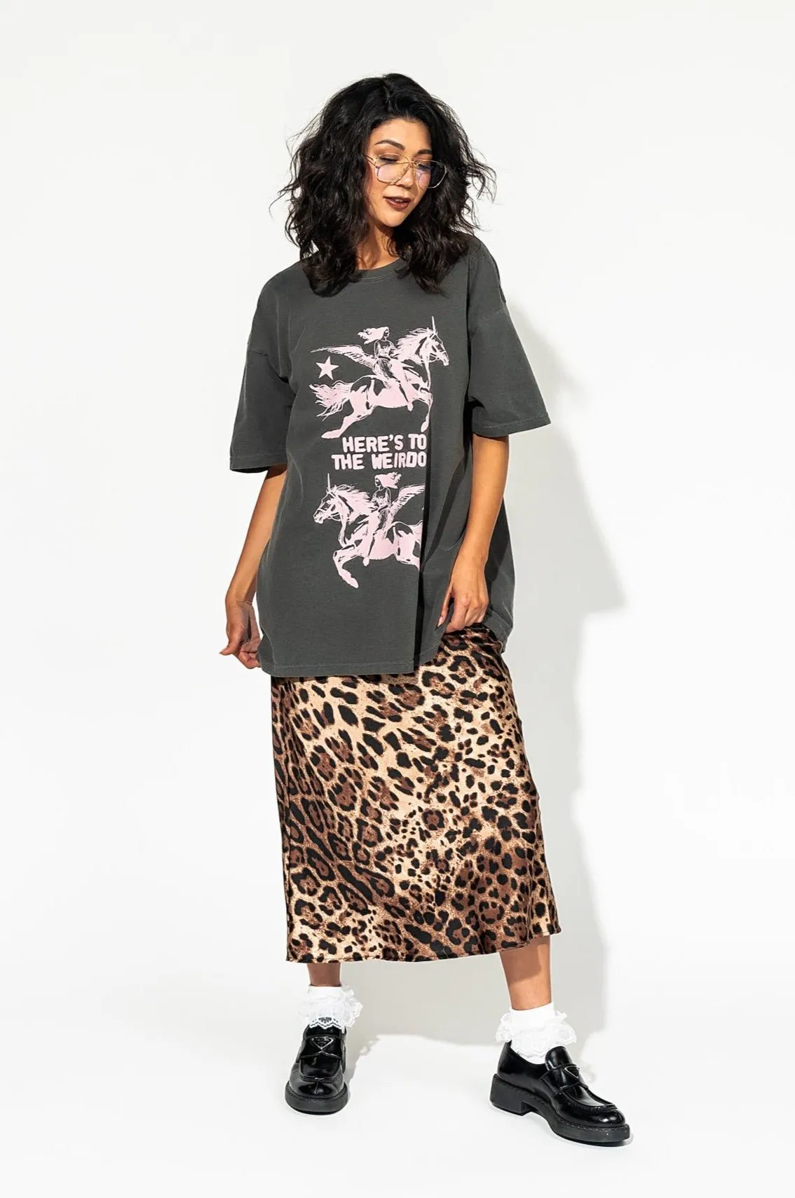 Here's To The Weirdos Oversized Tee *RESTOCKED* sold by Dressed In Lala product image thumbnail 2