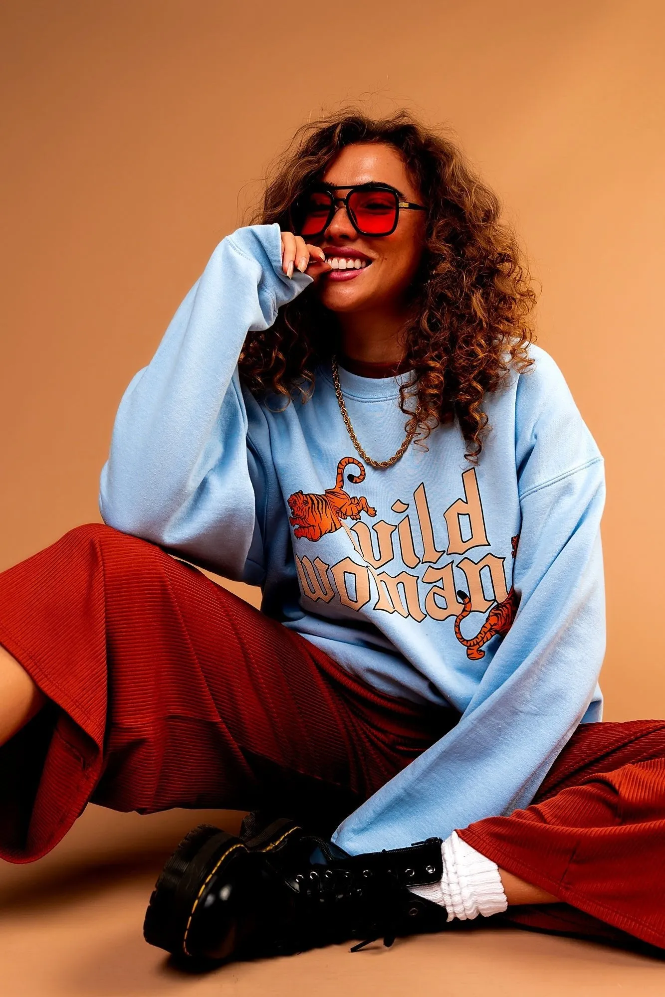 Wild Woman Oversized Pullover sold by Dressed In Lala product image thumbnail 3