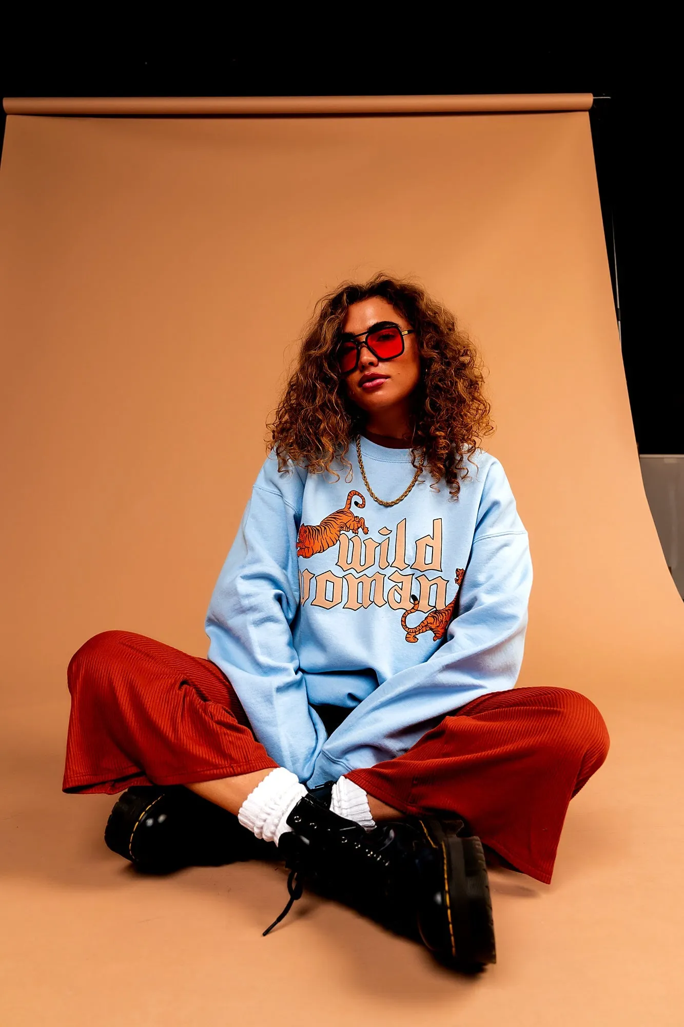 Wild Woman Oversized Pullover sold by Dressed In Lala product image thumbnail 5