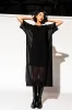 Karma Oversized Mesh Dress + Slip in Black sold by Dressed In Lala