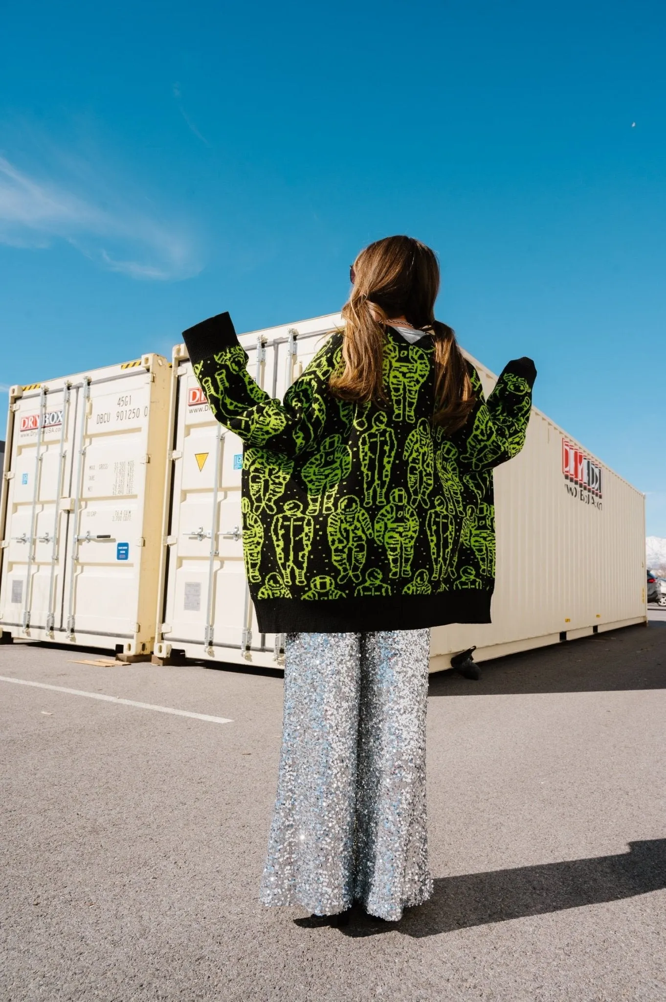 Interstellar Oversized Cardigan sold by Dressed In Lala product image thumbnail 2