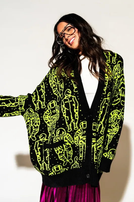 Interstellar Oversized Cardigan sold by Dressed In Lala