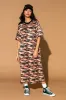Casual Luxe Dress in Go Get Em Tiger sold by Dressed In Lala