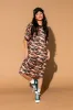 Casual Luxe Dress in Go Get Em Tiger sold by Dressed In Lala
