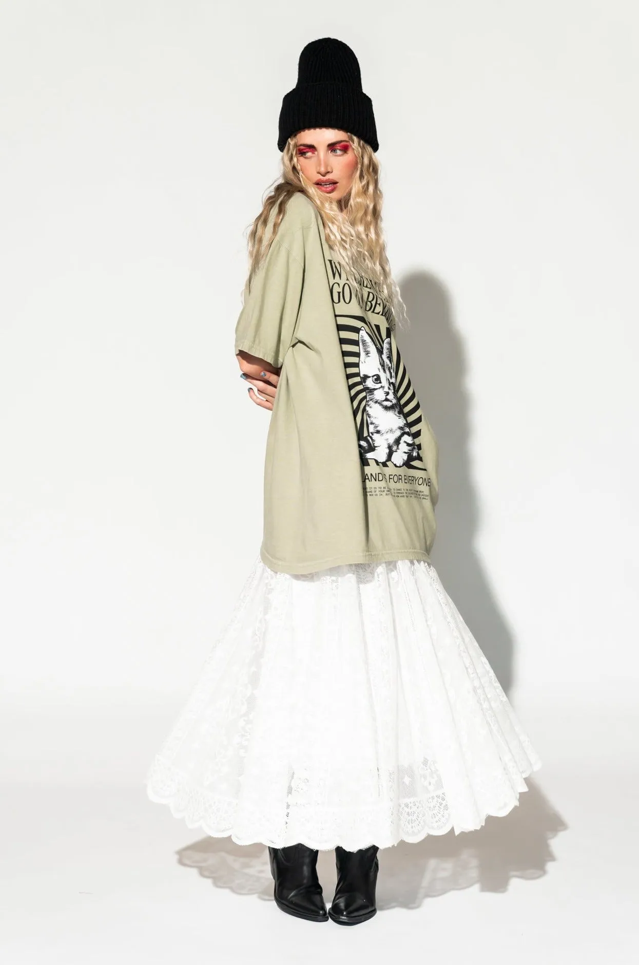 Where Weirdos Belong Oversized Tee sold by Dressed In Lala product image thumbnail 4