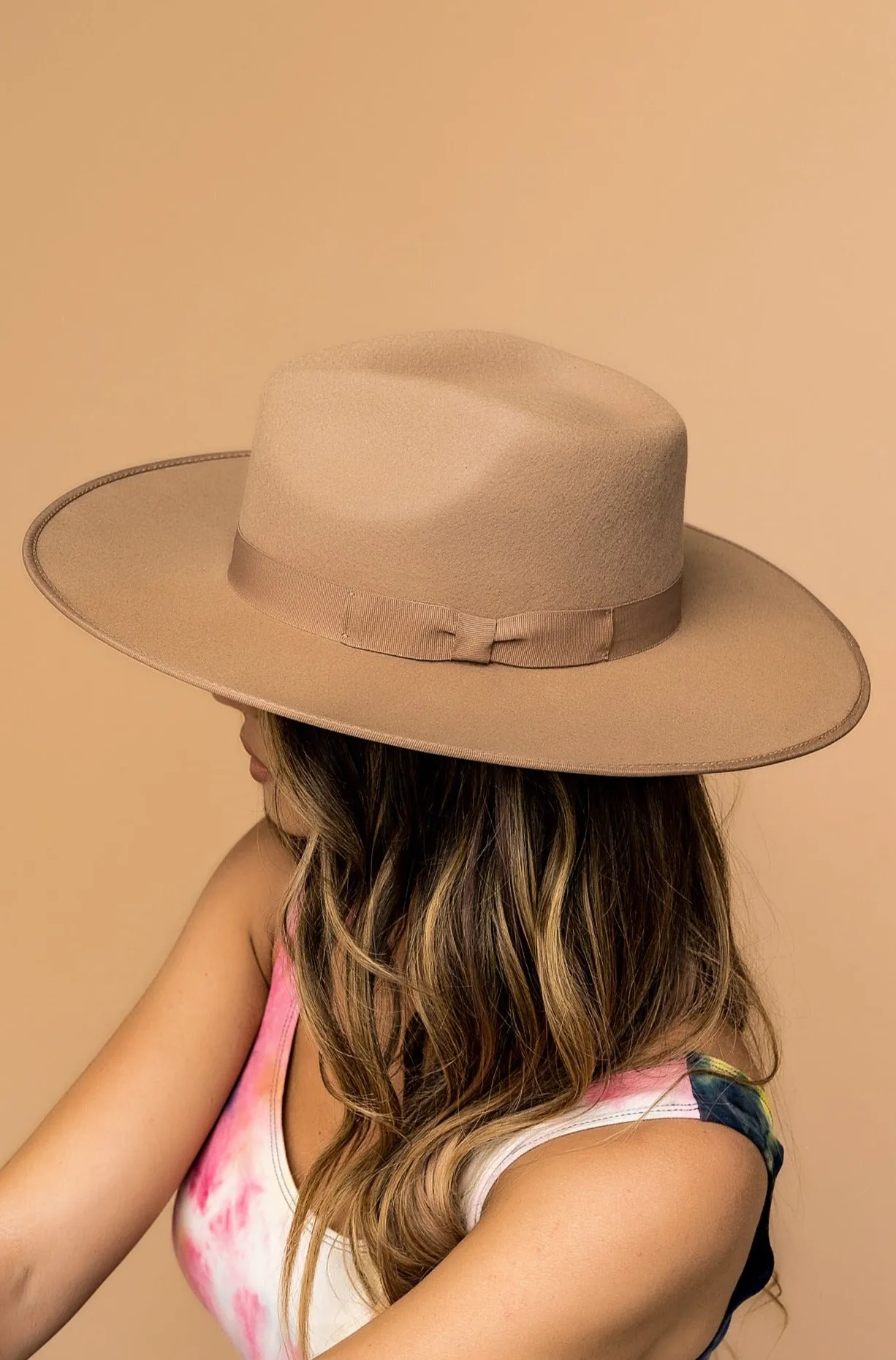 Tessa Stiff Brim Hat in Pecan sold by Dressed In Lala product image thumbnail 4