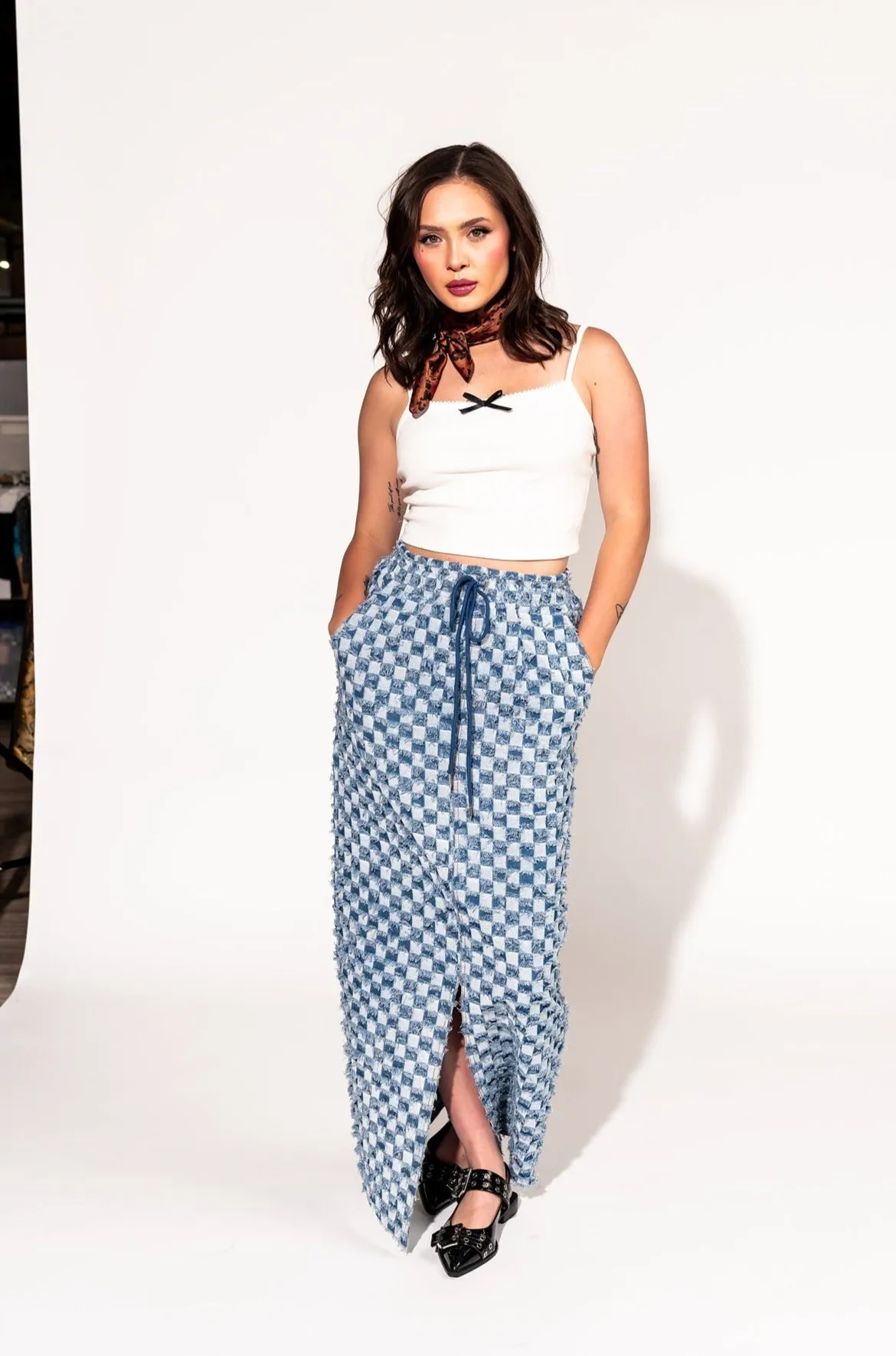 LOML Bow Tank in White sold by Dressed In Lala product image thumbnail 2