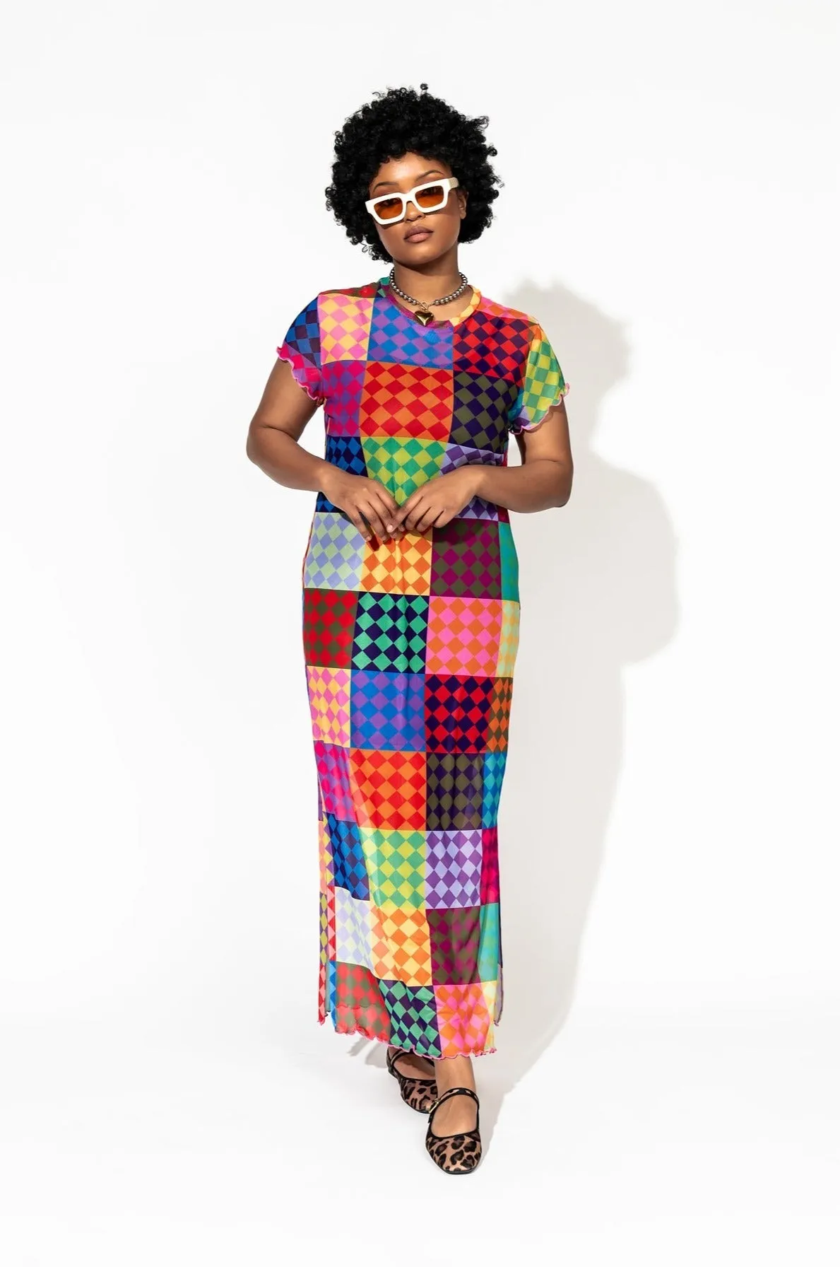 Mad About You Mesh Dress + Slip in Fun House sold by Dressed In Lala