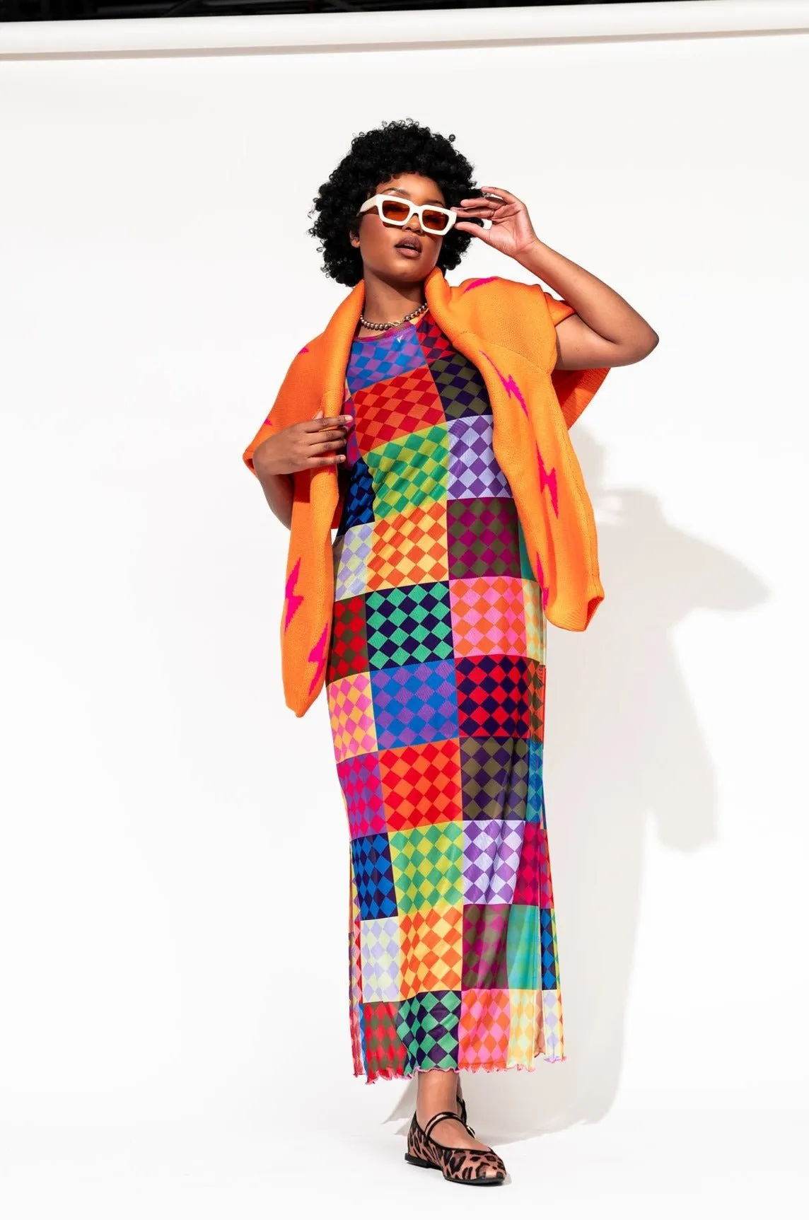 Mad About You Mesh Dress + Slip in Fun House sold by Dressed In Lala product image thumbnail 3