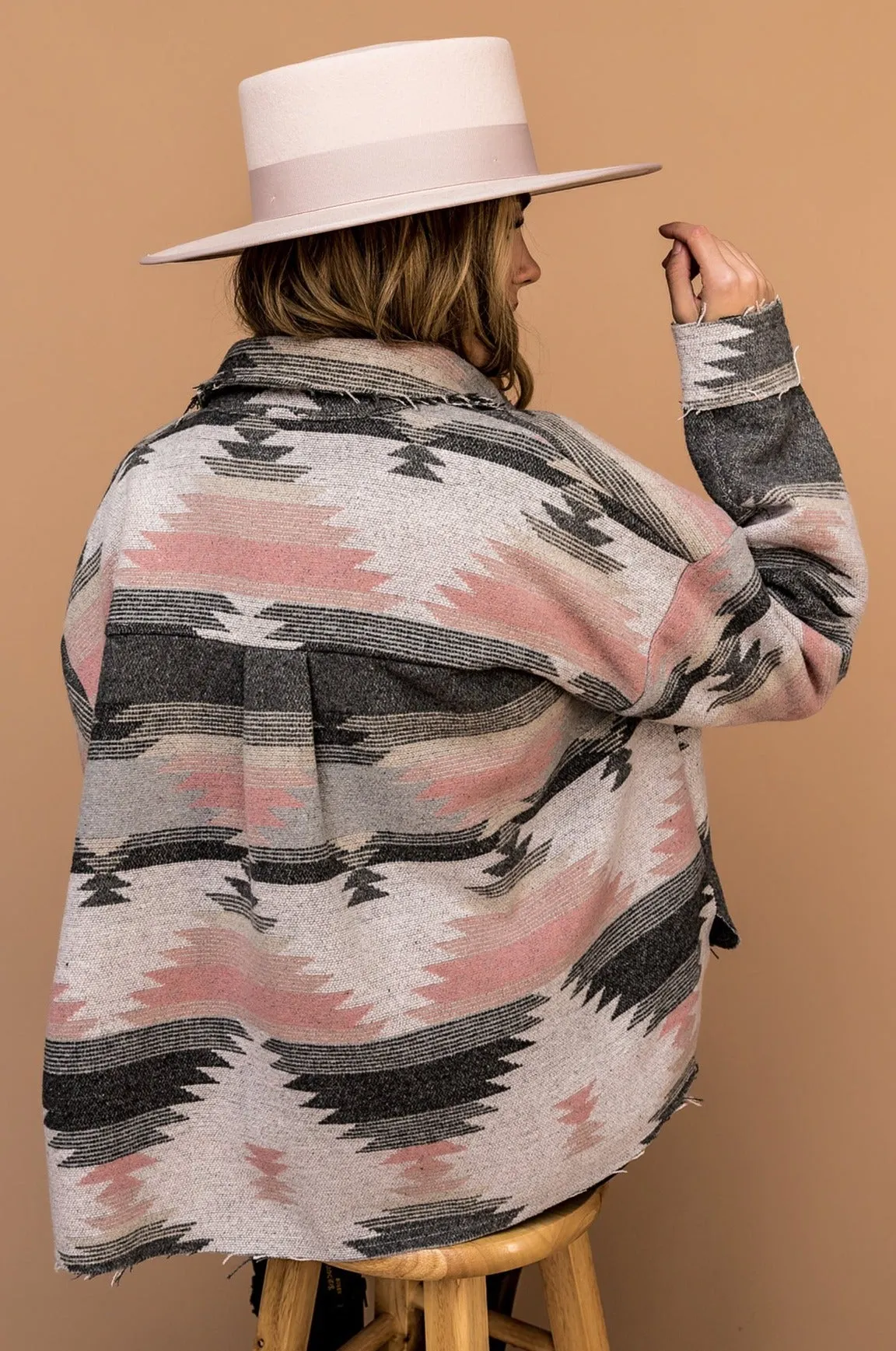 Lola Stiff Brim Hat in Blush sold by Dressed In Lala product image thumbnail 4