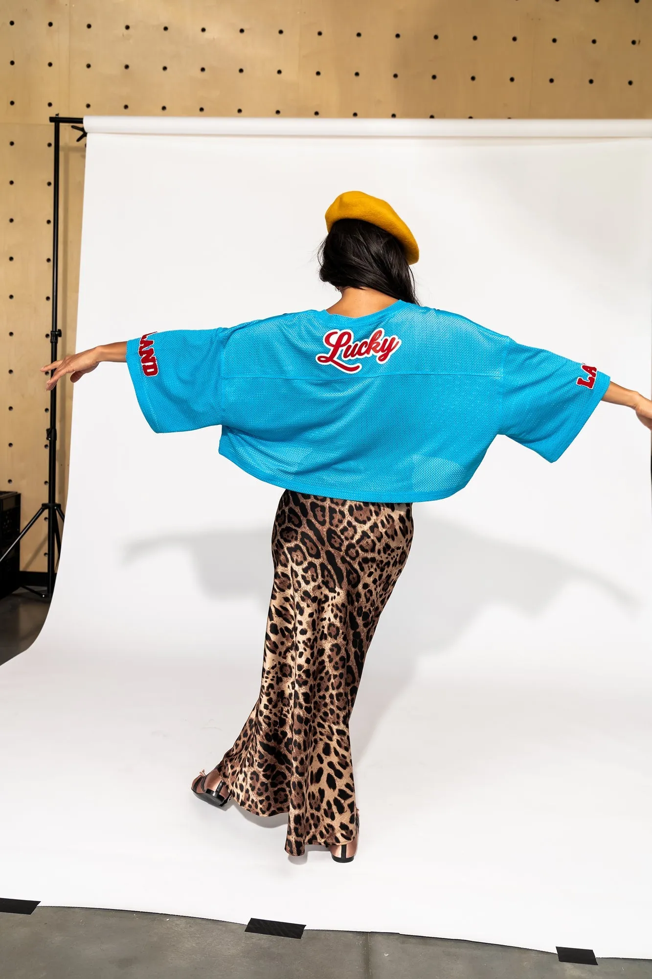 Supernova Bias Satin Skirt in Leopard sold by Dressed In Lala product image thumbnail 4