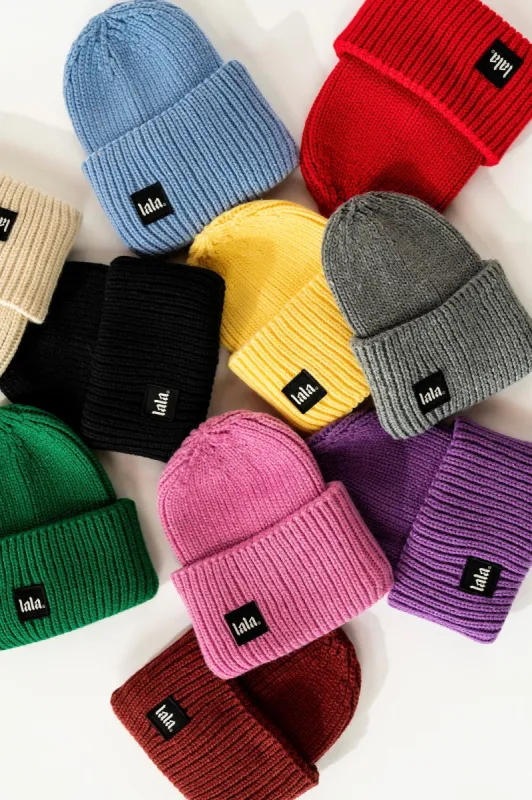 Grunge Chic Label Beanie *MULTIPLE COLORS* sold by Dressed In Lala