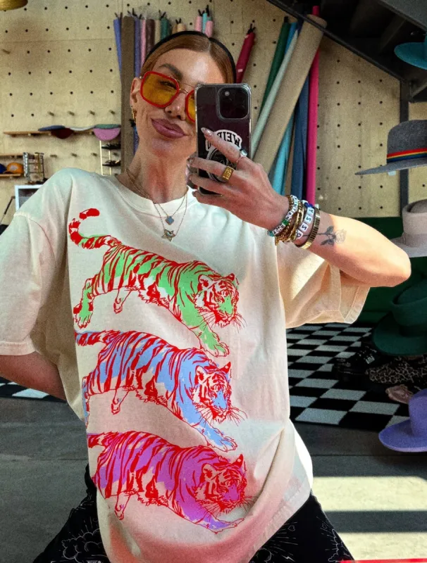 Sticks and Stones Oversized Tiger Tee *RESTOCKED* sold by Dressed In Lala