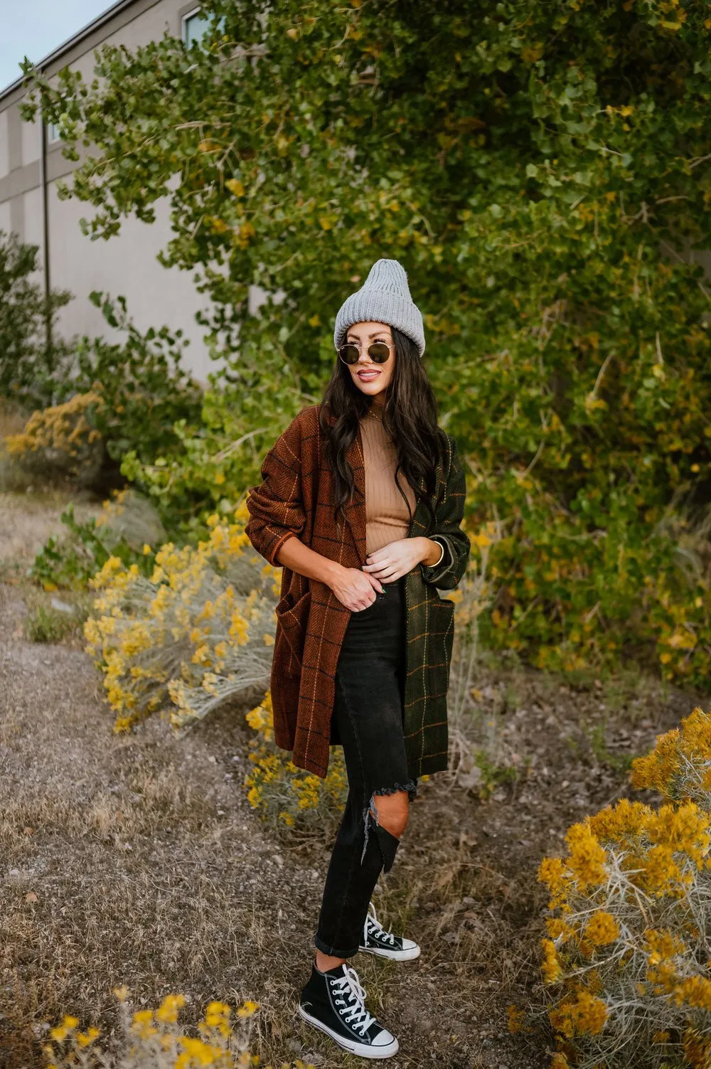 Scorpio OG Half + Half Oversized Coat sold by Dressed In Lala product image thumbnail 5