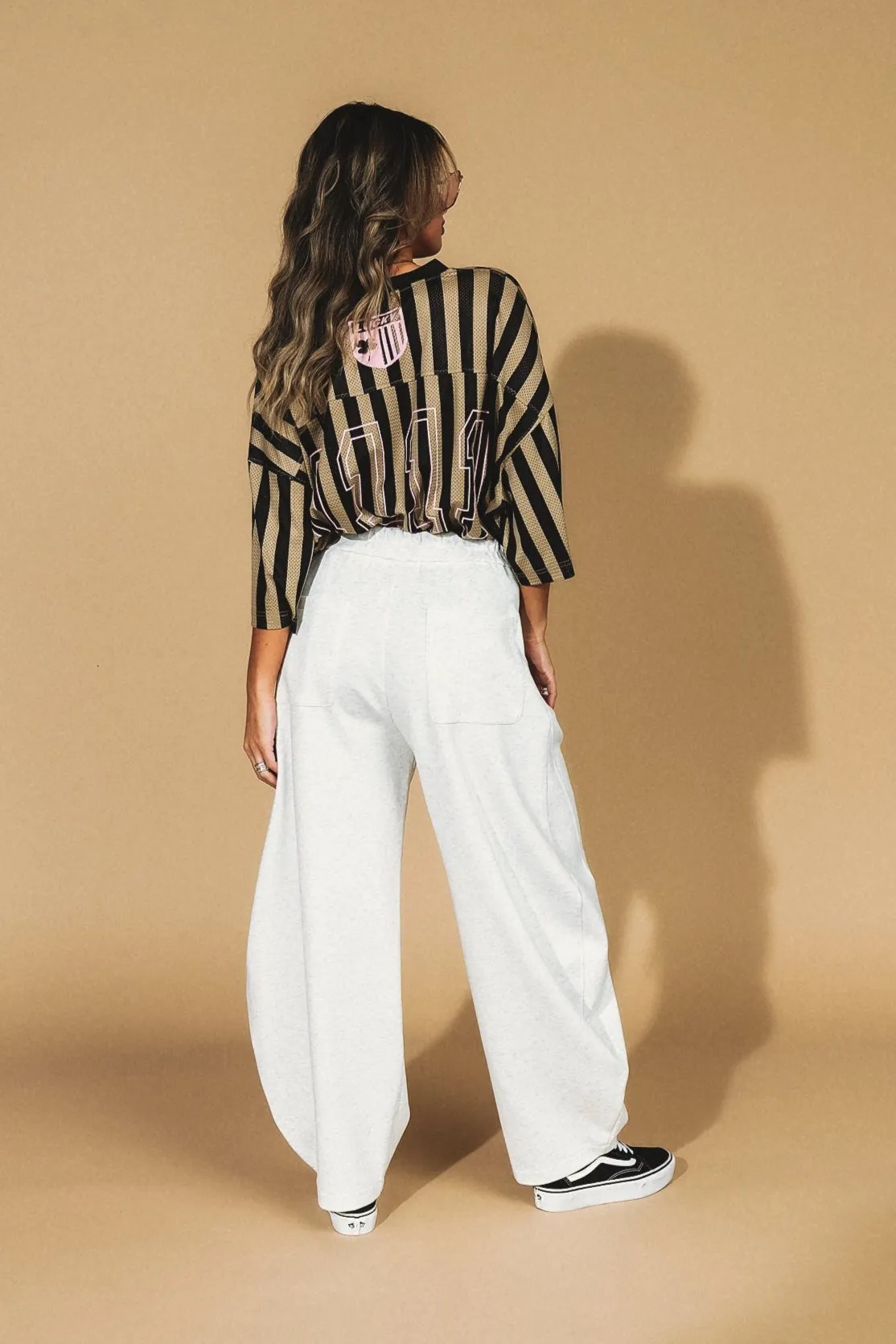 Baddie Barrel Sweatpant Trousers sold by Dressed In Lala product image thumbnail 4