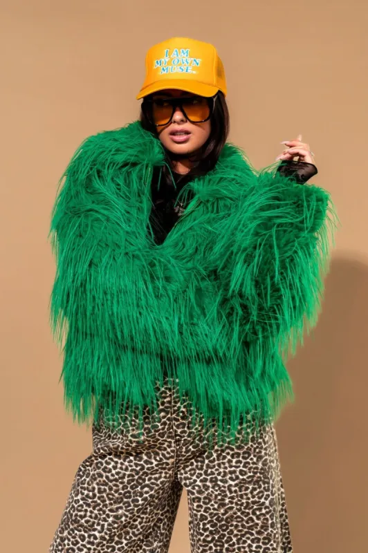 Beautiful Creature Faux Fur Coat sold by Dressed In Lala
