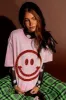 The World Needs Your Magic Oversized Leopard Tee in Pink sold by Dressed In Lala