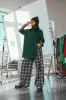 Lala Icon Mock Neck Top in Emerald sold by Dressed In Lala
