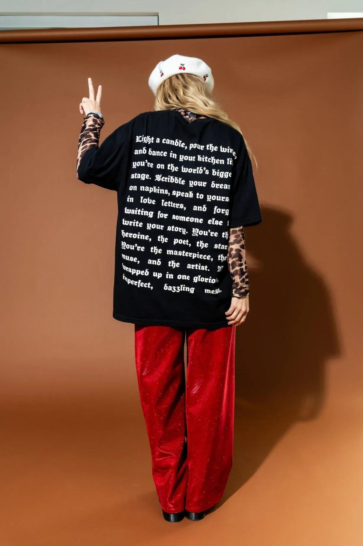 Be Your Own Muse Oversized Tee sold by Dressed In Lala product image thumbnail 5