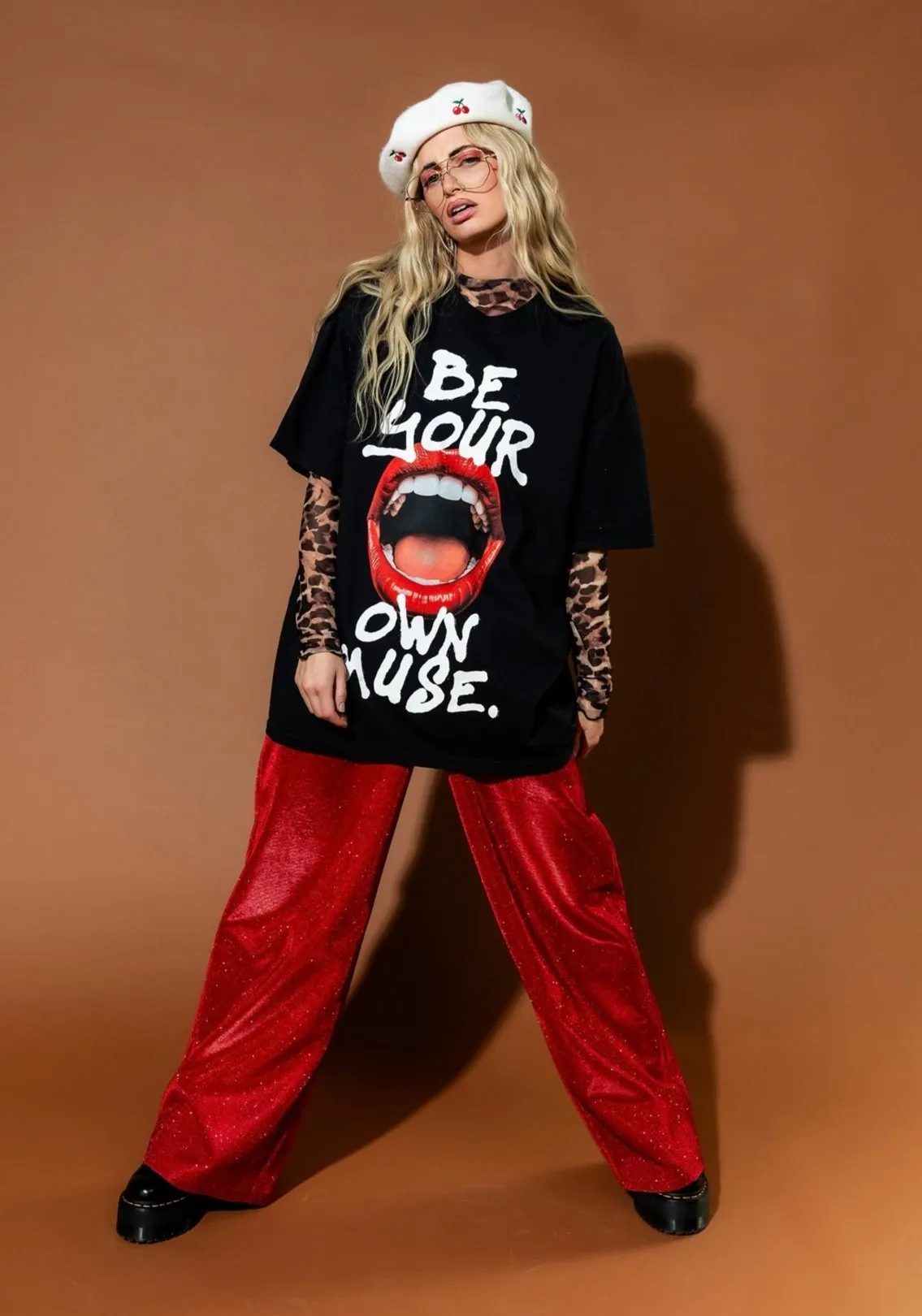 Be Your Own Muse Oversized Tee sold by Dressed In Lala product image thumbnail 2