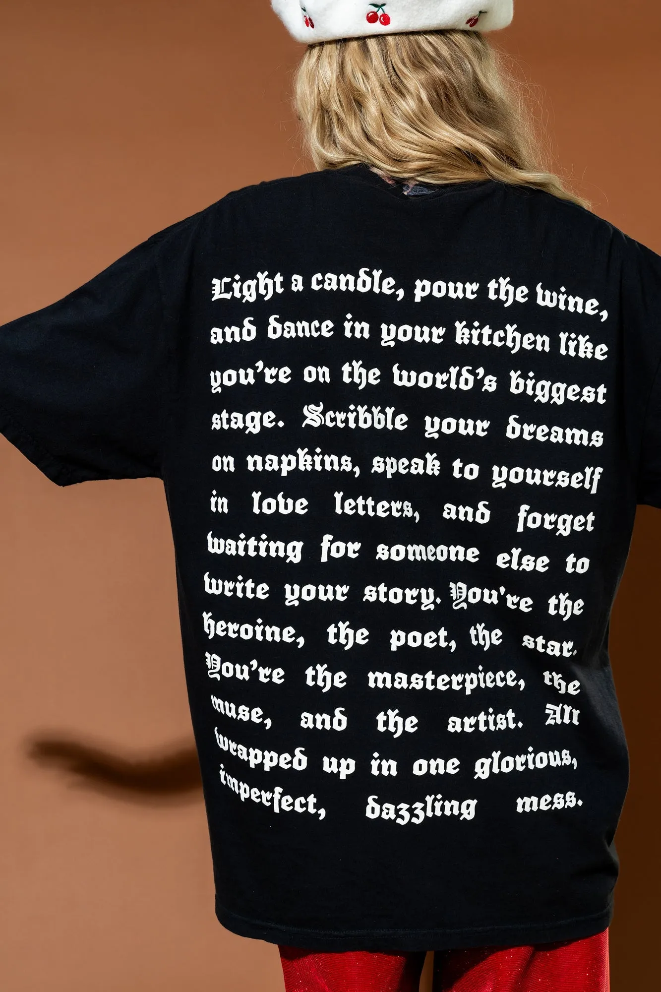 Be Your Own Muse Oversized Tee sold by Dressed In Lala product image thumbnail 3